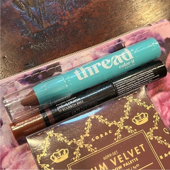 LORAC Plum Velvet + Gold Satin Eye Shadow Palettes + Extras - Picture 8 of 9